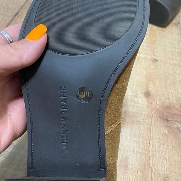 Lucky brand makenna ankle boot in tapenade size 10 - Picture 11 of 11